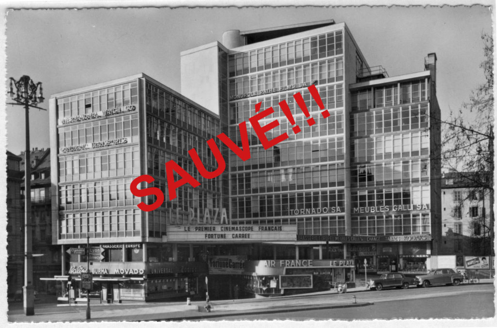 sauge cinema le Plaza docomomo